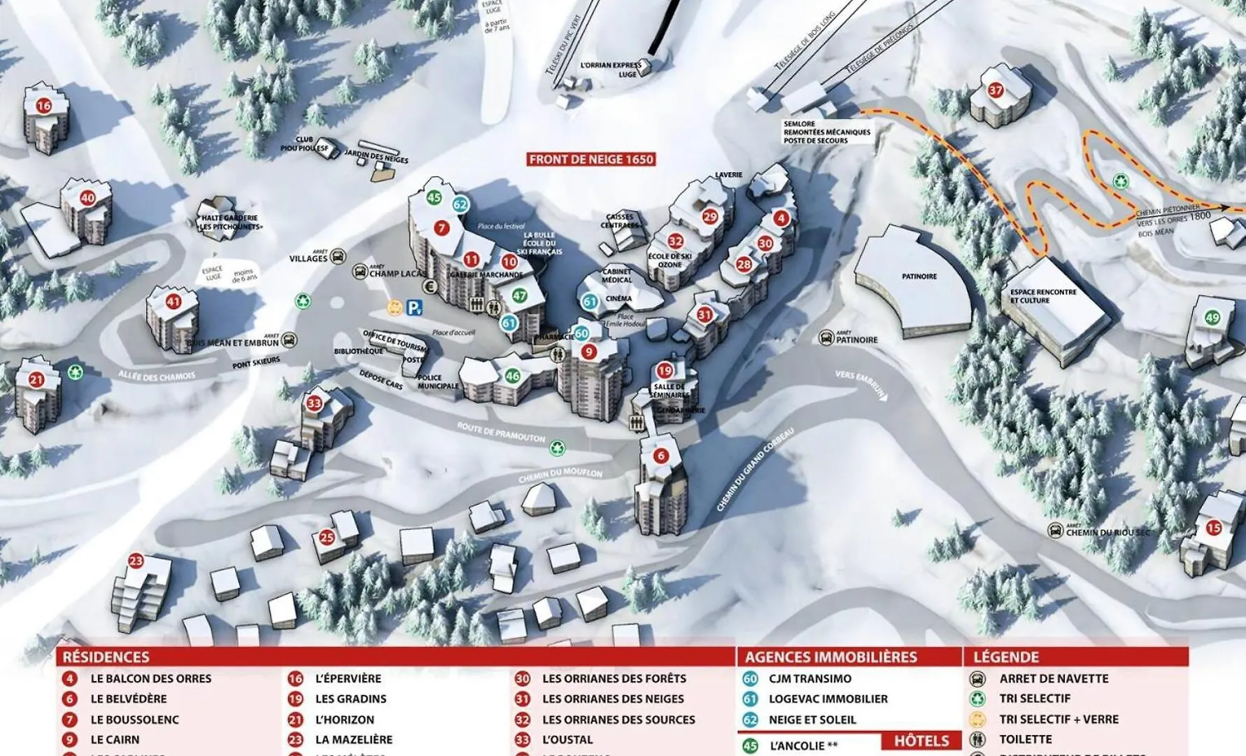 Daire Residence Le Cairn - Studio Pour 4 Personnes Coeur De Station Mae-2944 Les Orres